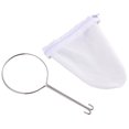 thumbnail image 1 of maskred Stainless Steel Handle Ring Coffee Tea Strainer Filter Cloth Bag Sock S 5Set, 1 of 6