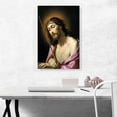 thumbnail image 2 of ARTCANVAS Christ As Ecce Homo Canvas Art Print by Guido Reni - Size: 26" x 18" (0.75" Deep), 2 of 9