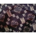 thumbnail image 4 of oneOone Silk Tabby Fabric Geometric Kasuri Print Sewing Fabric BTY 42 Inch Wide, 4 of 4