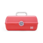 Caboodles On-The-Go-Girl Classic Cosmetic Case, Pink Coral and Red Sparkle