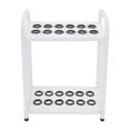 thumbnail image 6 of ToppiJoy  Adjustable Floor Stand Pool Stick Holder Double-Tier Vertical Pool Cue Racks Heavy Duty Pool Cue Sticks for Bar, Billiard Room, Game Room, Club and Gym (White, 12 Holes), 6 of 24