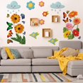 thumbnail image 6 of Kids Stickers,Spring Electrostatic Window Sticker Window Glass Door Dwarf Flower Butterfly Decorative Sticker, 6 of 7
