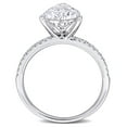 thumbnail image 5 of Created Forever Women's 3 1/6ct TW Lab Grown Diamond 14k White Gold Solitaire Engagement Ring, 5 of 10
