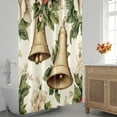 thumbnail image 3 of Christmas Theme Decor Shower Curtain for Bathroom Shower Curtain Set with 12 Hooks Waterproof Fabric Bath Curtain for Bathtub Restroom Decor, 72 X 72 in, 3 of 6