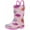 Pink Cupcakes, variant on NORTY Toddler Girls Light-Up PVC Waterproof Rain Boots Fun Colors Patterns Easy-On Handles
