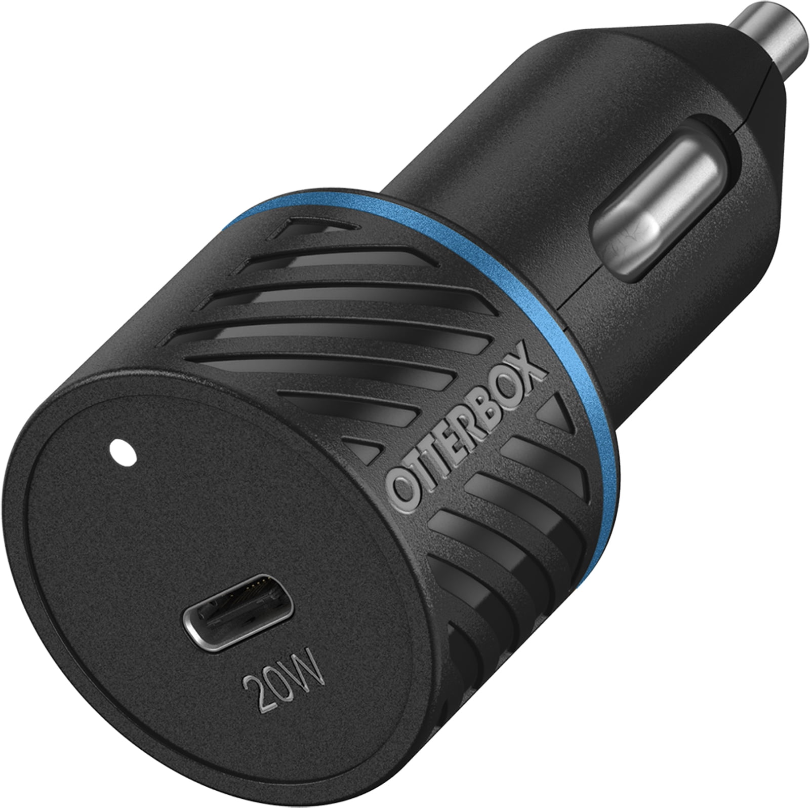 OtterBox Strive Series Fast Charge USB-C to USB-C Car Charging Kit - 20W Fast Charge Car Charger and 1M USB-C to USB-C Fast Charge Cable - Blue Night