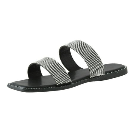 

Youmylove Large Size One Size Cool Slippers Women Fashion Rhinestone Breathable Rhinestone Casual Slippers Summer Comfy Beach Outdoor Walking Footwear