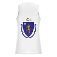 thumbnail image 4 of Njoeus Tank Tops Mens Summer Casual Gym Workout Tank Tops Novelty Print Graphic Tees for Men Big & Tall Sleeveless Beach Shirts S-4XL (Massachusetts), 4 of 4