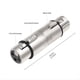 thumbnail image 4 of Paquete de 2 Conectores XLR Hembra A Hembra, Conector XLR Hembra de 3 A Conector XLR Hembra de 3 para Micrófono, Estéreo, Mezclador, 4 of 5