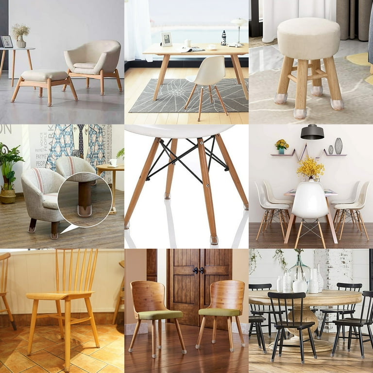 Chair Leg Covers Hardwood Floors Protector Round Furniture Table