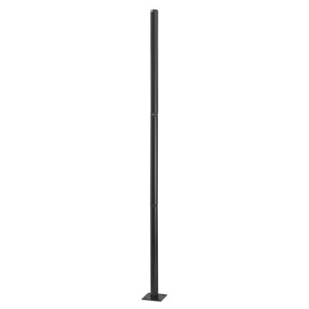 Street Light Pole, Galvanized Steel Street Lamp Post, Outdoor Street Courtyard Parking Lot Lighting Post