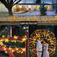 thumbnail image 4 of Morttic Outdoor Solar Lights String, 2 Pack Each 33FT 100 LED Waterproof Solar Powered Fairy Decorative Lights with 8 Lighting Modes for Porch Balcony Patio Camping Wedding (Warm White), 4 of 7
