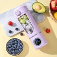 thumbnail image 3 of Professional 12-Blade Portable Blender for Ice Crushing, 500ml Large Capacity USB Rechargeable Juicer for Gym & Fitness, Smoothie Maker with Smart Auto-Cleaning, 3 of 8