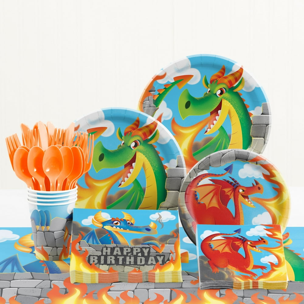 Dragons Birthday Party Supplies Kit