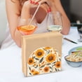 thumbnail image 3 of Yayeee Napkin Holder for Table Kitchen Paper Tissue Organization, Watercolor Sunflowers and Leaves, 3 of 8