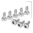 thumbnail image 1 of Uxcell 60-Pack M2 x 4mm Tornillos de Cabeza Hexagonal, Tornillos de Máquina de Acero Inoxidable 304, Sujetadores de Precisión de Rosca Completa, 1 of 7
