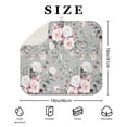 thumbnail image 4 of Microfibre Drying Mat for Kitchen Pioneer Dish Drying Drainer Mat Absorbent Colorful Floral Drying Mat Washing Up for Glass, Plate & Cup 16inch X 18inch, 4 of 7