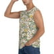 thumbnail image 3 of Fotbe Daisy Men's Camiseta sin Mangas Estampada para Hombres, Playera Casual para Gimnasio, Entrenamiento, Playa-Large, 3 of 7