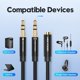 thumbnail image 2 of Cable de Audio Vention 3.5mm Mic/audio A Auxiliar Audifono 30cm, 2 of 9