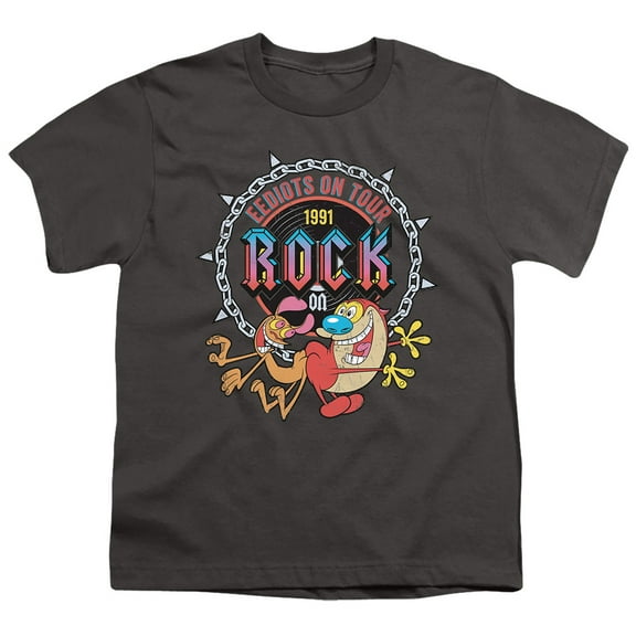 Ren And Stimpy Eediots On Tour Unisex Youth T Shirt