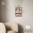 thumbnail image 5 of Art Remedy Retro Travel Photos Canvas, 10" x 15", Gold Frame, Vintage Pastel Pink Cruise, 5 of 7