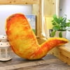 Shiusina Plush Animals Simulation Food-Shaped Pillow, Soft Waist Cushion Plush Food Pillow