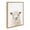 Natural, variant on Kate and Laurel Sylvie Sheep Bangs Portrait Framed Canvas Wall Art by Amy Peterson Art Studio, 18x24 Natural, Modern Farm Animal Portrait for Wall Decor