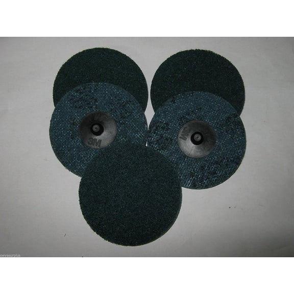 3M Roloc Surface Conditioning Discs, 048011-05530, 3" Dia., Lot of 5,