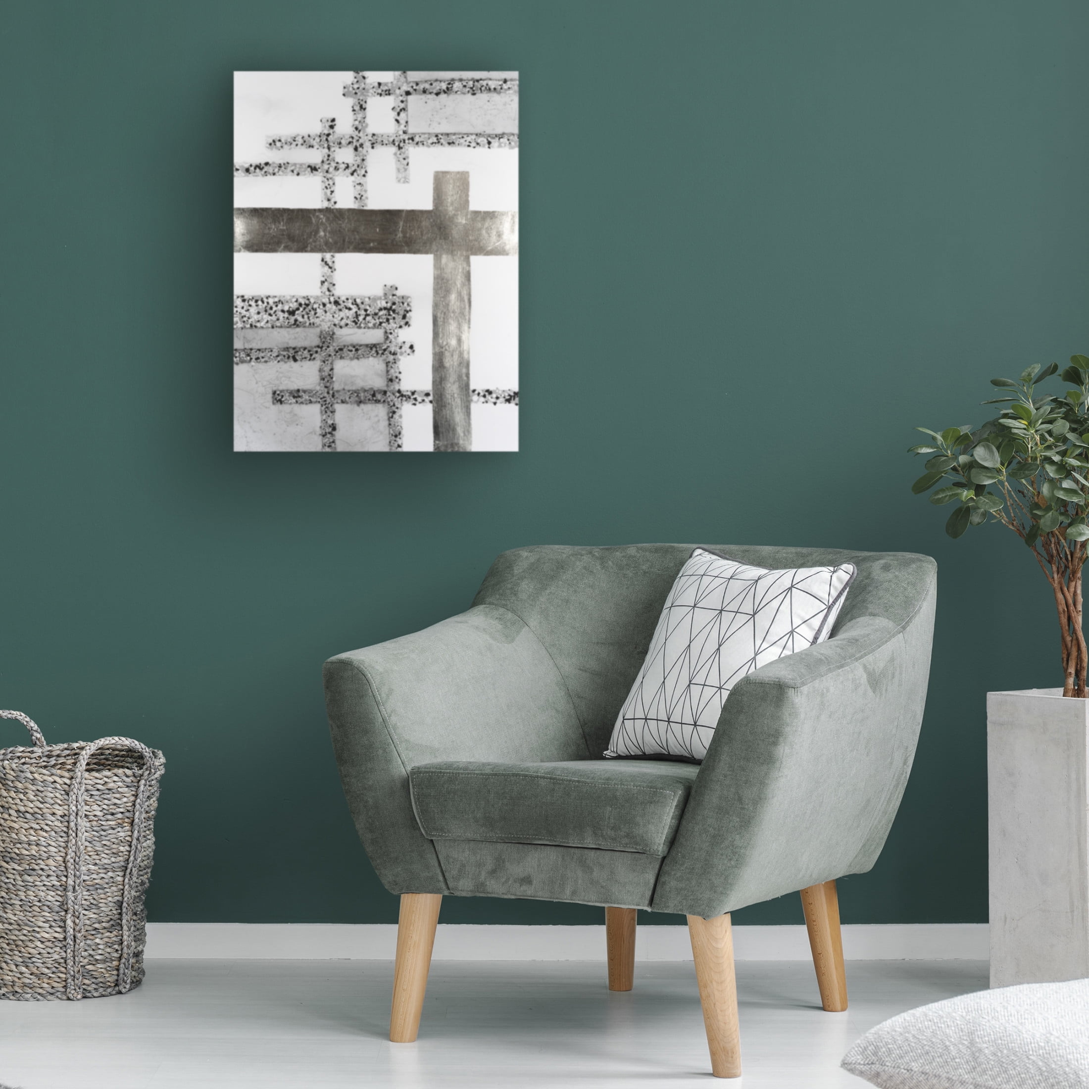 Trademark Fine Art Vanna Lam  Terrazzo Grid  I Canvas Wall Art
