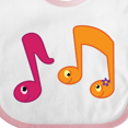 thumbnail image 4 of Inktastic Music Notes Band Choir Musician Gift Boys or Girls Baby Bib, 4 of 4