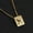 C, variant on MATROOY 18K Gold Plating 12 Zodiac Sign Constellations Horoscope Stainless Necklace-A