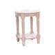 thumbnail image 1 of Soporte para plantas, taburete de madera, soporte para plantas, mesa redonda, soporte para plantas, soporte para pecera para Blanco, 1 of 9