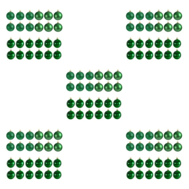 Transemion 24pieces Effective Decoration Balls Easy To Christmas Essentials Durable green 5Set