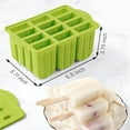 thumbnail image 2 of Silicone Popsicle Molds 12-cavity, DIY Ice Pop Mold for Kids Adult Teens, BPA Free Ice Cream Molds for Party Yogurt Juice Smoothies Sticks-with 50PCS Popsicle Sticks, 2 of 2