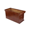 thumbnail image 2 of Renovators Supply Light Mahogany Wood Raised Panel Tank for High Tank Toilet, 2 of 7