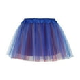 thumbnail image 5 of WOYY Toddler Girl's Carnival Party Tutu Skirt Ballet Dance Layered Tulle Skirt, 5 of 7