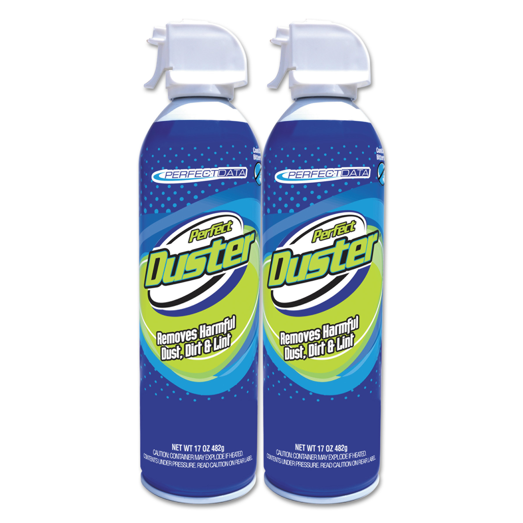 Perfect Duster Power Duster, 17 oz Can, 2/Pk