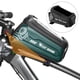 thumbnail image 3 of Bolsa De Marco Frontal Impermeable Para Teléfono De Bicicleta Con Tubo Superior, Teléfono De 7 ", Negro Sunnimix soporte para teléfono de bicicleta, 3 of 7