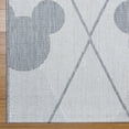 thumbnail image 3 of Disney MM Studio Mousebury Indoor/ Outdoor Polypropylene Gray Flat Weave Area Rug, 9x13, 3 of 7