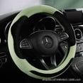 thumbnail image 4 of Winter Steering Wheel Sleeve Short Plush Universal Non -Slip And Warm Pearl White D Type 40Cm / 15.74 Inch, 4 of 5