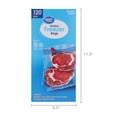 thumbnail image 5 of Great Value Double Zipper Gallon Freezer Bag, 120 Count, 5 of 6