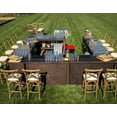 thumbnail image 4 of Bar Chair - Lucca X Back Wood - Antique, 4 of 5