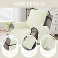 thumbnail image 4 of Y YUNHSOM Waterproof Stretch Recliner Chair Covers, Stable Washable Slipcovers Chair Protectors for Home, Kitchen, Office (Beige,23IN), 4 of 8