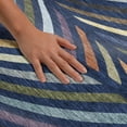 thumbnail image 3 of Addison Rugs Mayfield Premium Machine Washable Transitional Mid-century Modern Navy Rectangle Rug, 10' x 14', 3 of 8