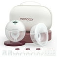 thumbnail image 1 of Momcozy M5 Hands Free Breast Pump, Wearable Breast Pump with 3 Modes & 9 Levels, 2 Count Green, 1 of 9