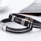 thumbnail image 3 of Guardurnaity de acero duradera, artesanía exquisita y línea para hombres, , brazalete de moda Punk Ropa, zapatos y accesorios Miscelánea D31 oro, 3 of 6
