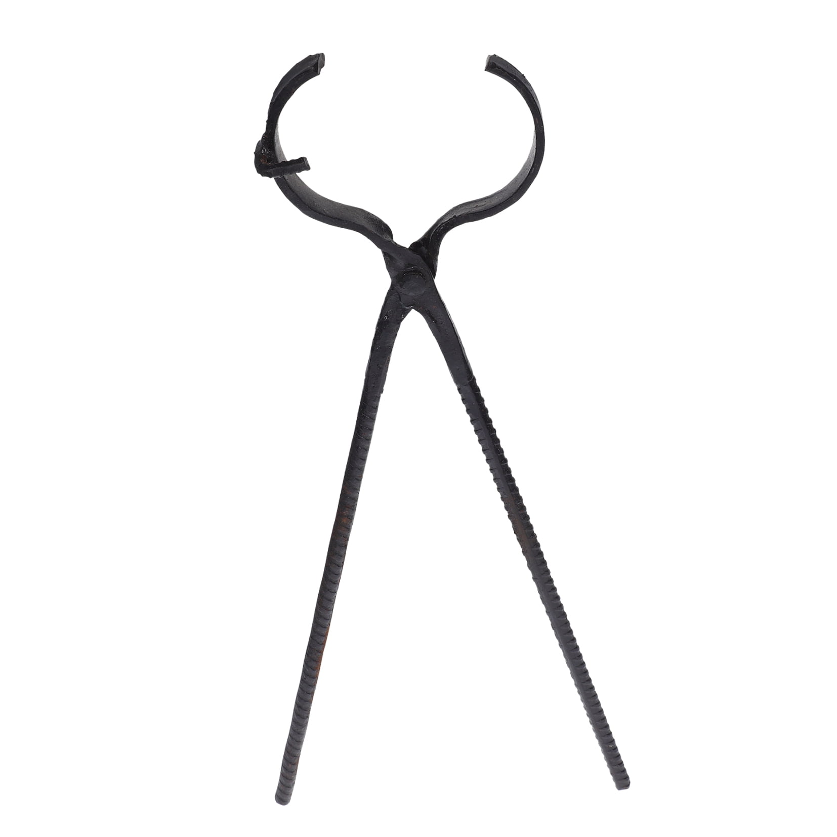 RENACLIPY Black Steel Crucible Tongs High Precision Tool for Smelting and Metalwork