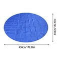 thumbnail image 3 of Pool Liner, Round Pool Tarp,Heavy Duty Under Floor, Puncture-Resistant Material, Easy Installation, Pond Tarp Ground for Protection from Nails, and Stones, 3 of 14