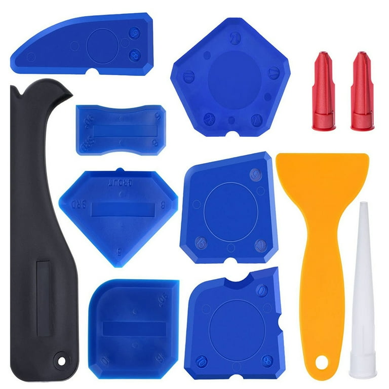 12 Piece Bathroom Caulk Remover Sealant Finishing Glass Glue