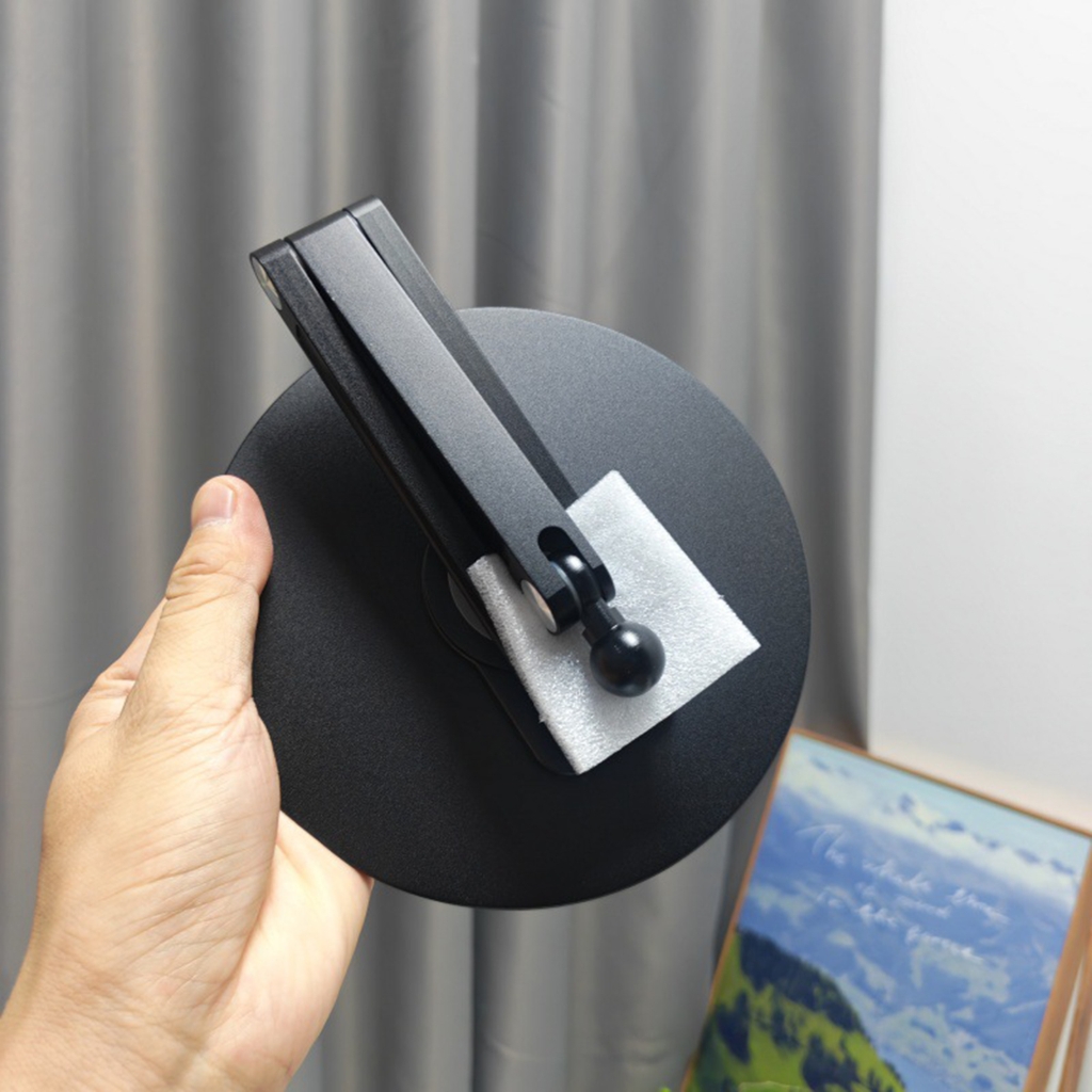 360 Degree Rotating Metal Phone Stand For Desk Magnetic Hollow Design Bracket